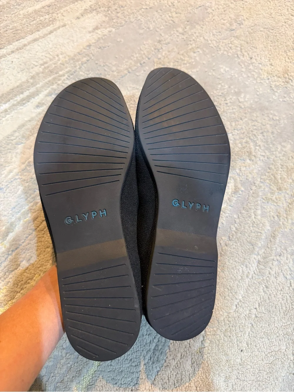 GLYPH Panther black knit Slip On loafers Casual Shoes 12